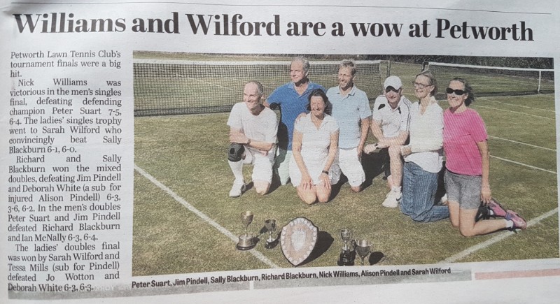 Maintaining the Petworth Lawn Tennis Club Courts Autumn 2019