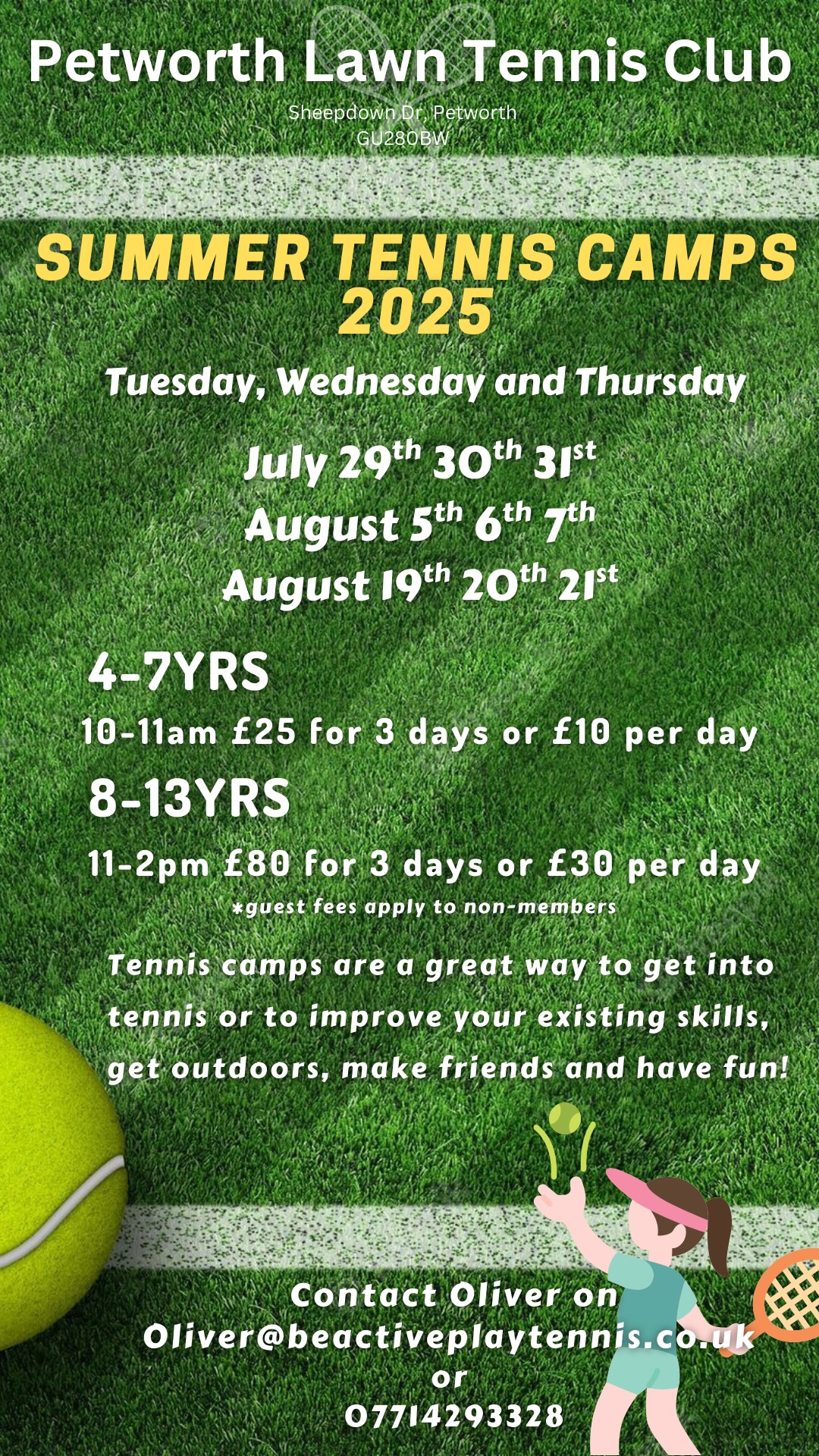 Summer Junior Tennis Camps