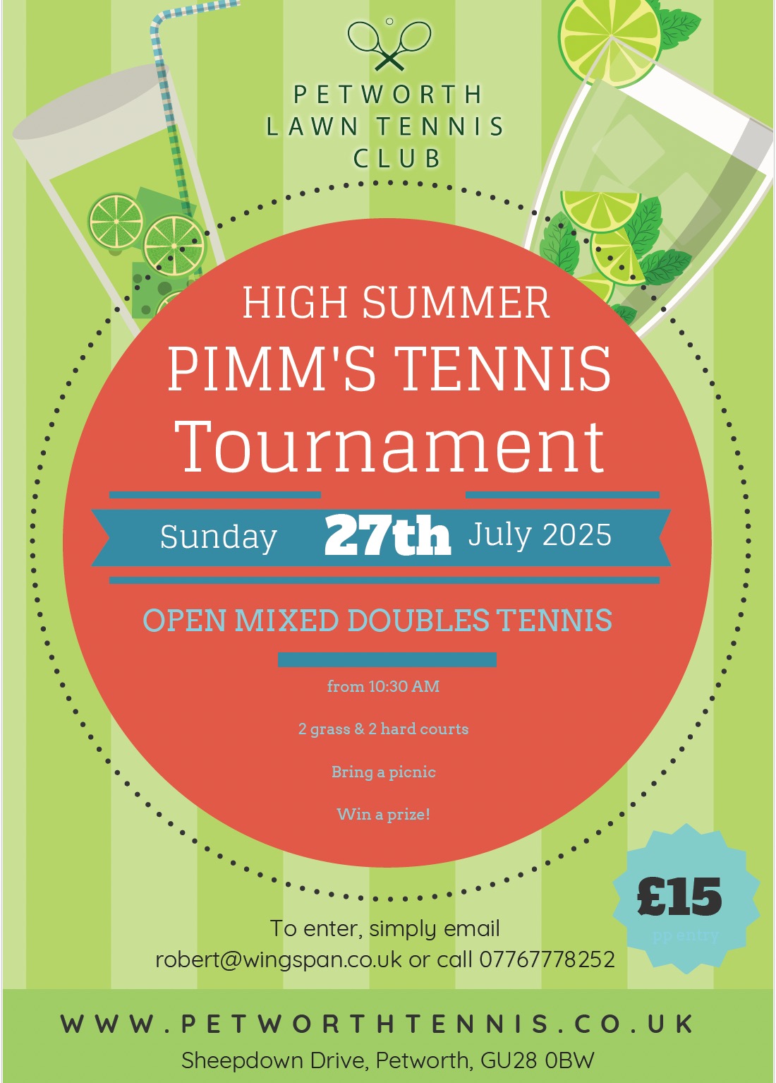Pimm's Tournament 2025